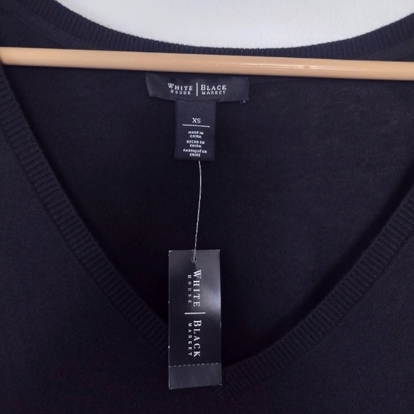 NWT WHBM Deep V Mini Dress - Picture 5 of 11